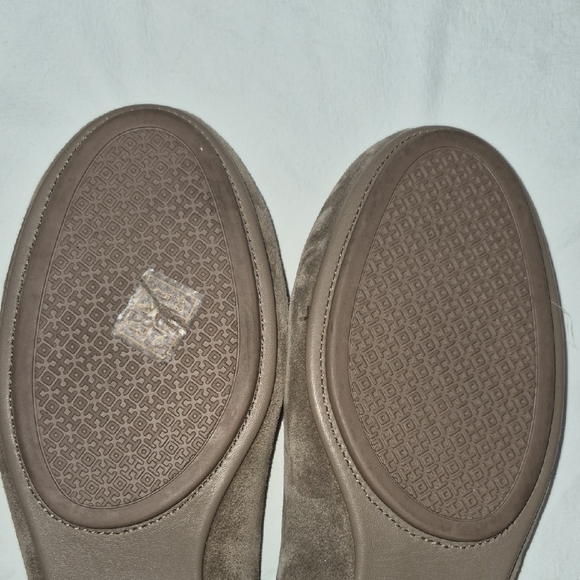 Tory Burch Taupe Suede Flats - Picture 8 of 10